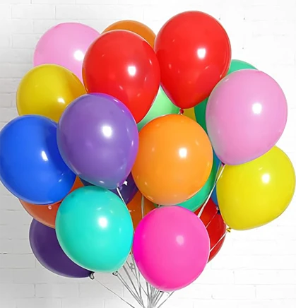 how to make dull balloons shiny