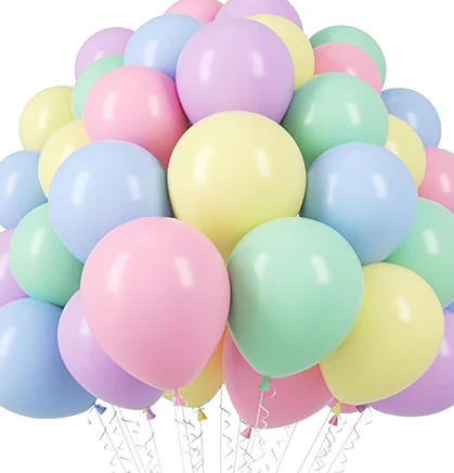 light purple balloons