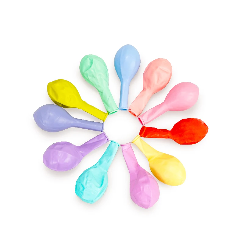 pastel matte blue balloons