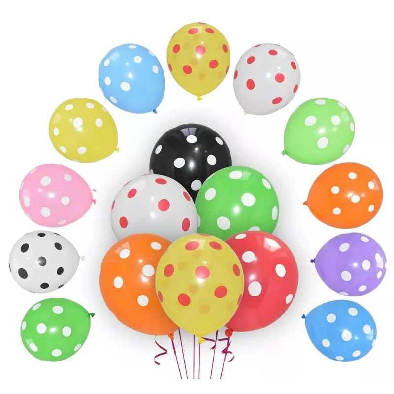 balloons in xmas tree