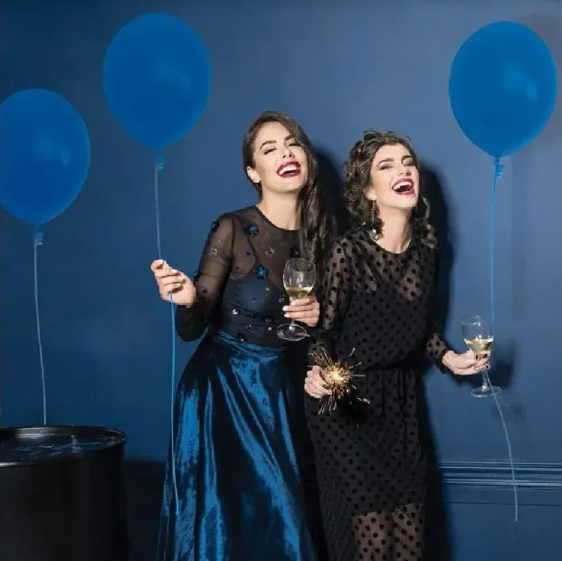 metallic color balloons
