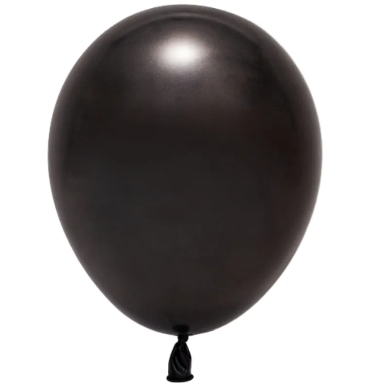 black and white polka dot balloons